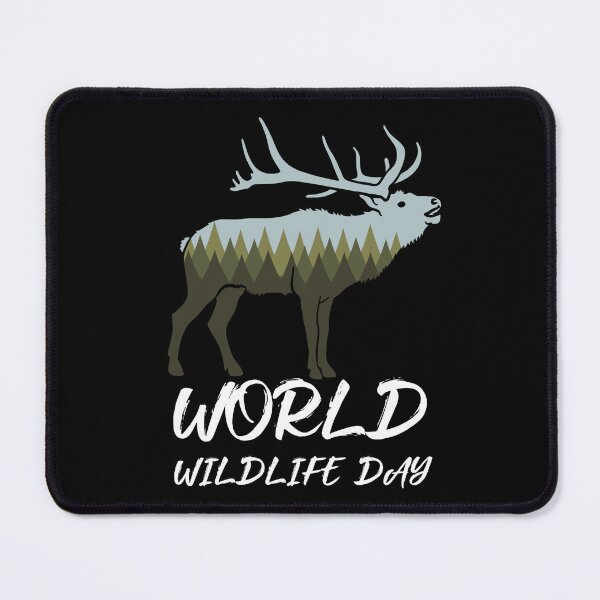 Item preview, World wildlife day designed and sold by Wooden-rack.