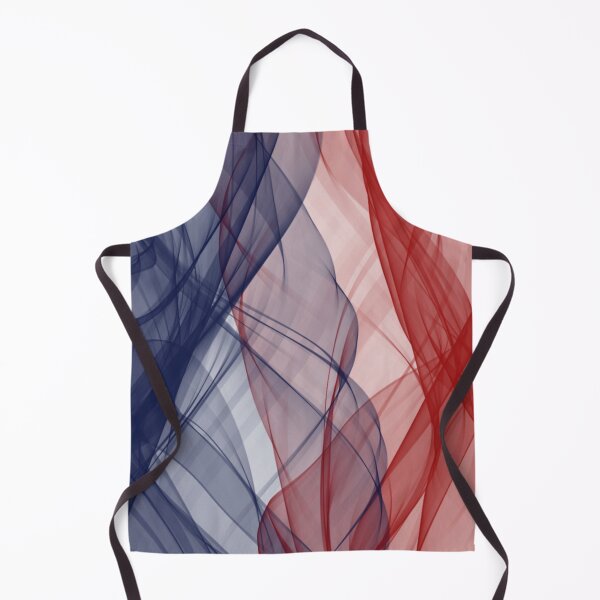 Item preview, Blue and Red Flowing Abstract Design designed and sold by beccaveedesigns.