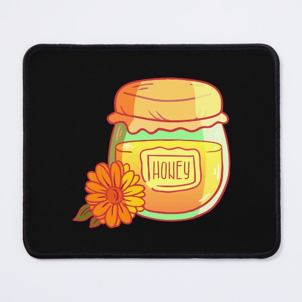 Item preview, Honey jar with flower designed and sold by AliceMarr.