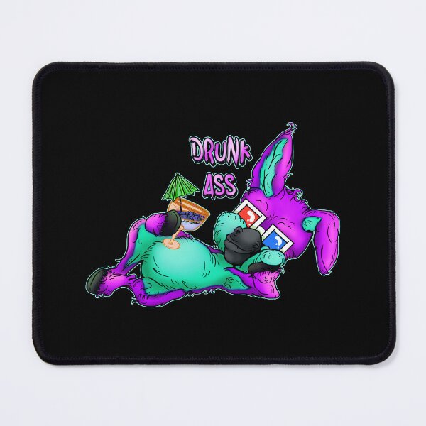 Item preview, Party Animal Donkey Cartoon - Drunk Ass Pun - Purple designed and sold by iduzarts.