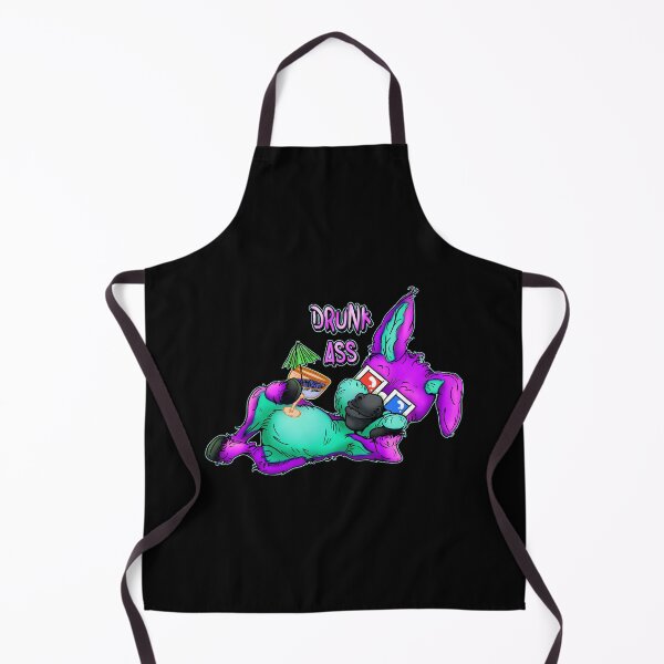 Item preview, Party Animal Donkey Cartoon - Drunk Ass Pun - Purple designed and sold by iduzarts.