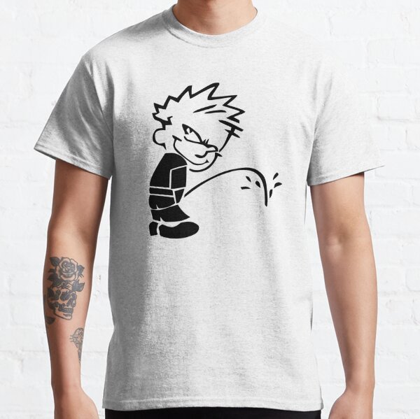 calvin peeing shirt