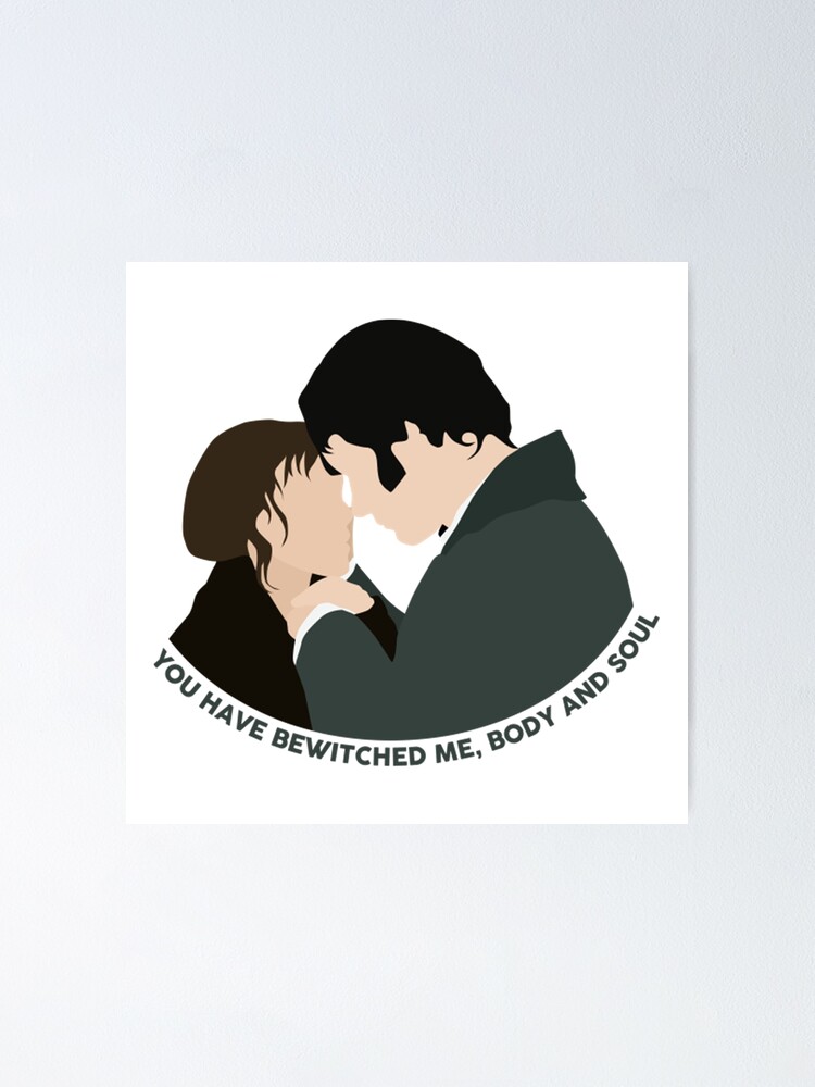 Pride And Prejudice Elizabeth And Darcy Poster For Sale By Loganbalfour Redbubble