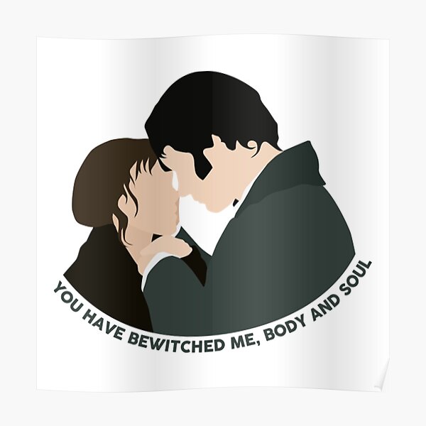 Pride And Prejudice Elizabeth And Darcy Poster For Sale By Loganbalfour Redbubble