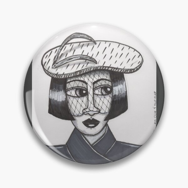 Item preview, Mrs. White in a Flip-Flop Fascinator designed and sold by everalovelace.