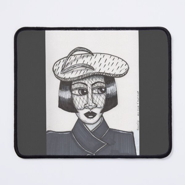 Item preview, Mrs. White in a Flip-Flop Fascinator designed and sold by everalovelace.