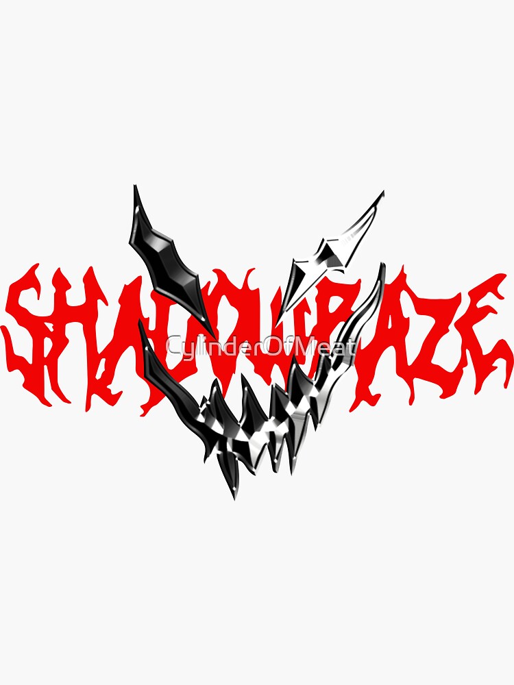 "Shadowraze Red Face Logo" Sticker for Sale by CylinderOfMeat Redbubble
