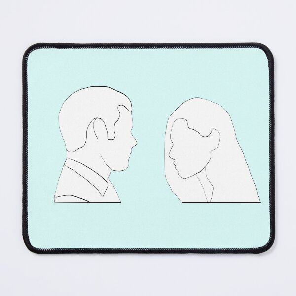 Item preview, haylijah season 4 reunion hayley and elijah the originals white silhouette designed and sold by LannisterOnMars.