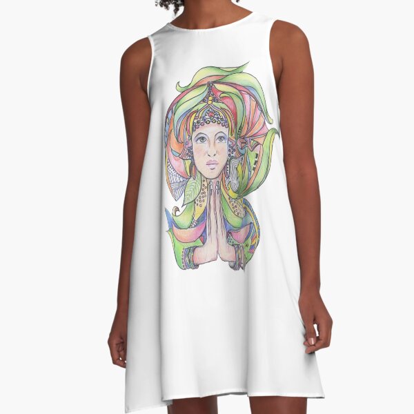 Namaste A-Line Dress