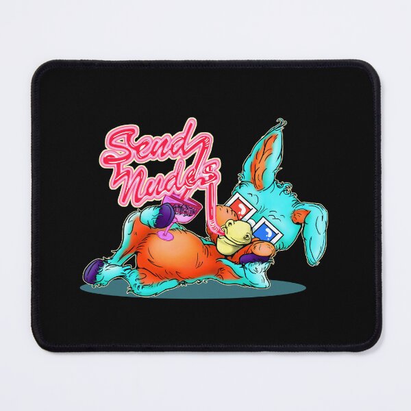Item preview, Party Animal Donkey Cartoon - Send Nudes silly straw - blue designed and sold by iduzarts.