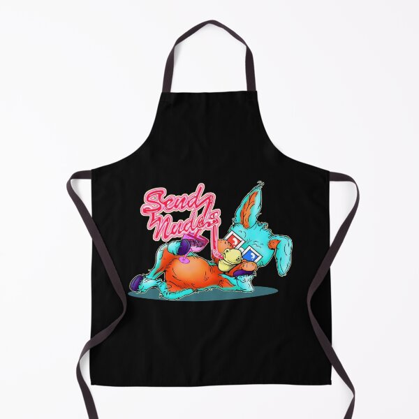 Item preview, Party Animal Donkey Cartoon - Send Nudes silly straw - blue designed and sold by iduzarts.