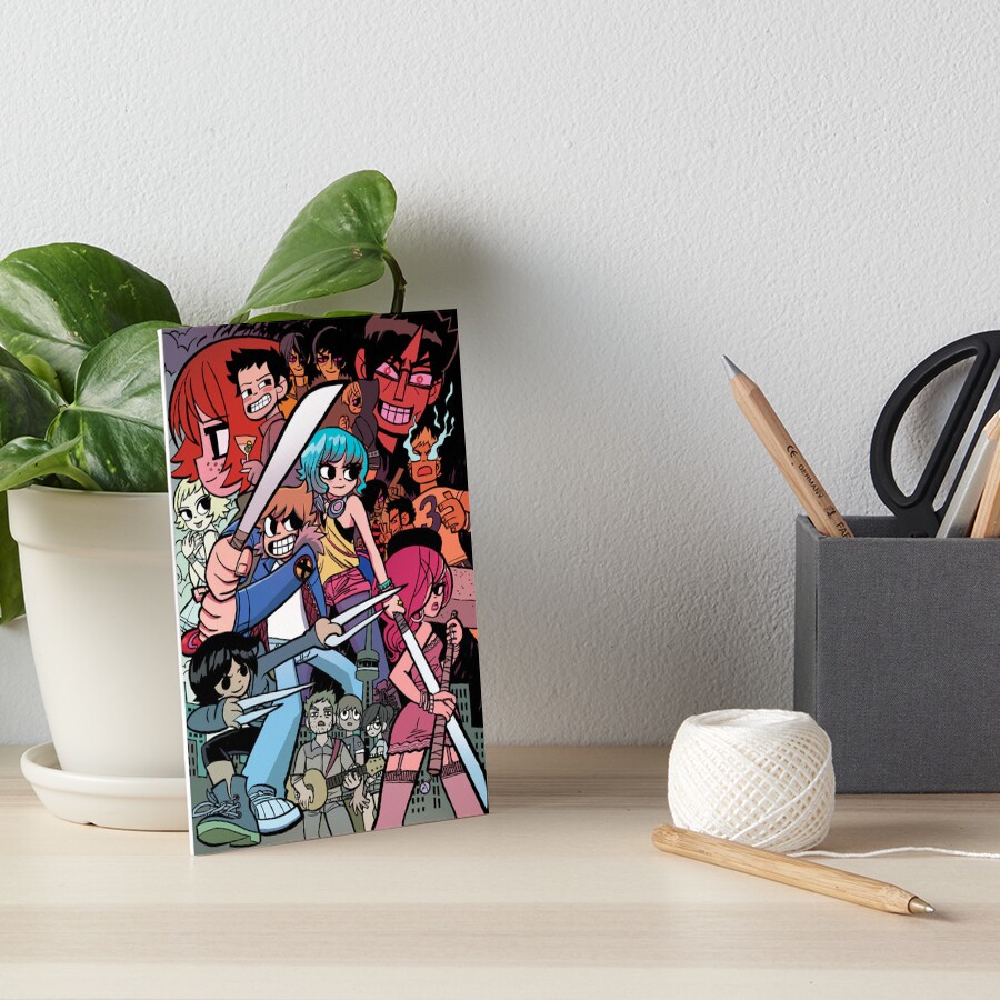 "scott pilgrim, ramona flowers, envy, knives chau, gideon, evil