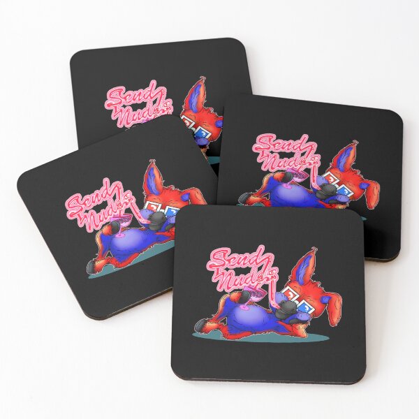 Item preview, Party Animal Donkey Cartoon - Send Nudes silly straw - red designed and sold by iduzarts.