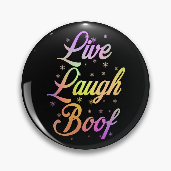 Item preview, Live Laugh Boof - Colorful Retro Typography | Funny Ironic Memes designed and sold by Delandor.