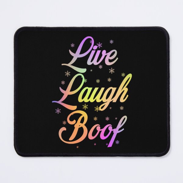 Item preview, Live Laugh Boof - Colorful Retro Typography | Funny Ironic Memes designed and sold by Delandor.