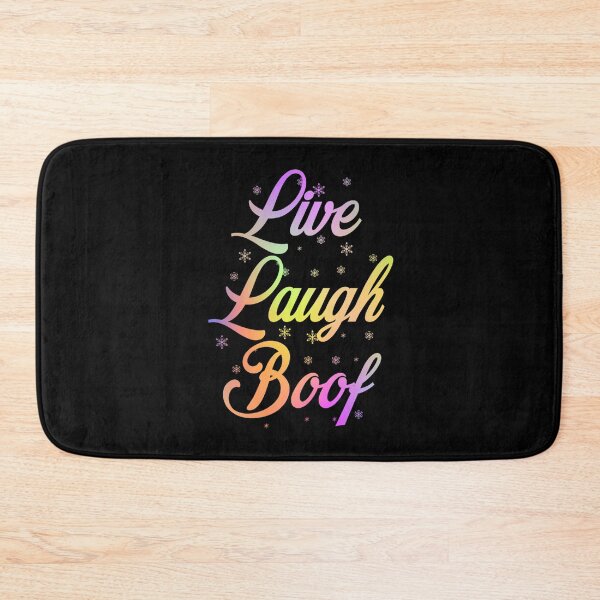 Item preview, Live Laugh Boof - Colorful Retro Typography | Funny Ironic Memes designed and sold by Delandor.