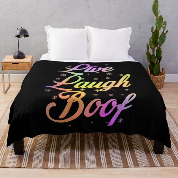 Item preview, Live Laugh Boof - Colorful Retro Typography | Funny Ironic Memes designed and sold by Delandor.