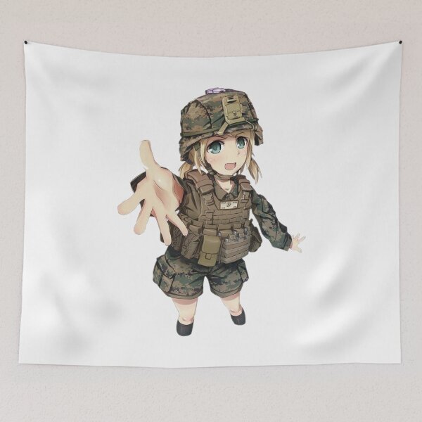 Item preview, Us Marines Anime designed and sold by KARDOL.