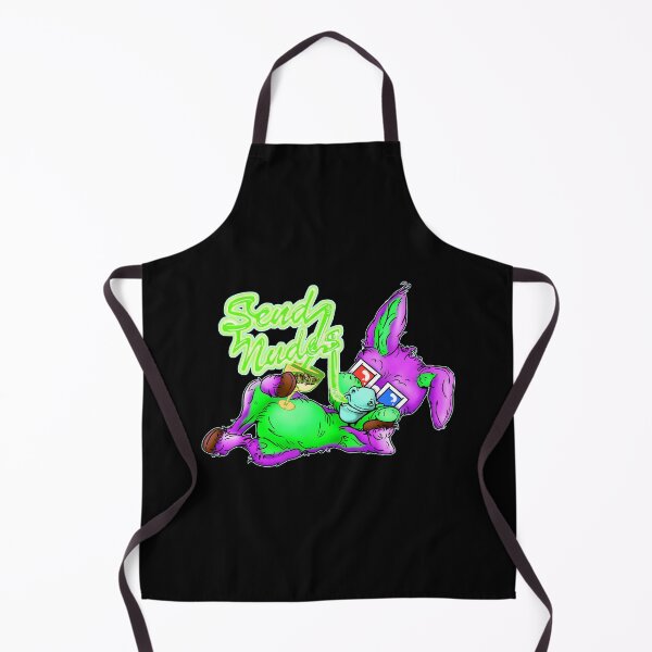 Item preview, Party Animal Donkey Cartoon - Send Nudes silly straw - purple designed and sold by iduzarts.