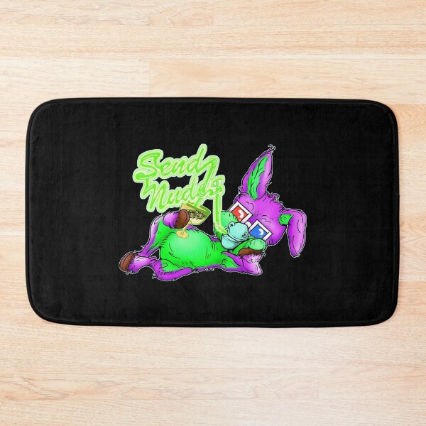Item preview, Party Animal Donkey Cartoon - Send Nudes silly straw - purple designed and sold by iduzarts.