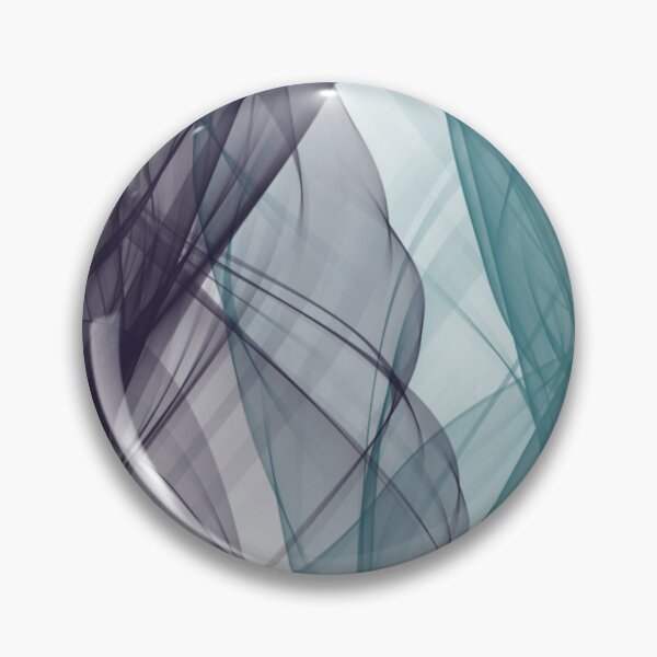 Item preview, Black and Turquoise Flowing Abstract Design designed and sold by beccaveedesigns.