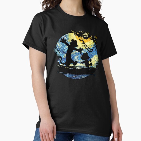 Item preview, Calvin and Hobbes Starry Night designed and sold by Nikita Abakumov.