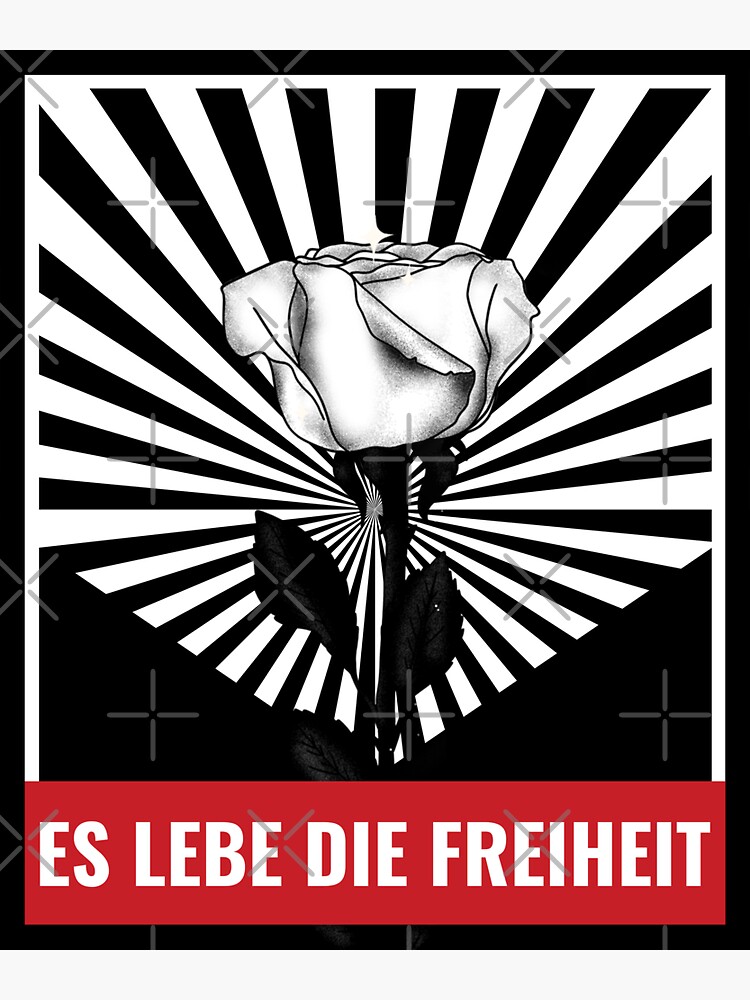 "Es Lebe Die Freiheit, Long Live Freedom" Sticker for Sale by Vokka76