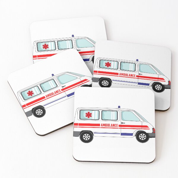 Item preview, Ambulance Car Art designed and sold by Buyeseoshop.