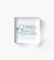 Intern SGH seattle grace hospital Acrylic Block