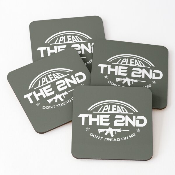 Item preview, I Plead 2nd Don't Tread on me Military Firearm Funny designed and sold by 9un5.