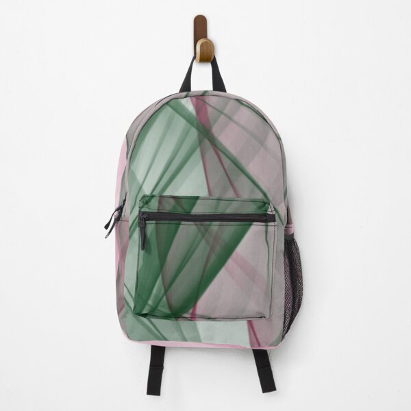 Item preview, Green and Pink Flowing Abstract Design designed and sold by beccaveedesigns.