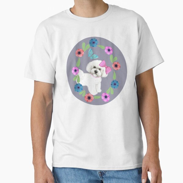 Bichon Frise and Butterflies Classic T-Shirt