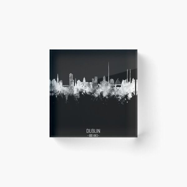 Aperçu de l'œuvre Dublin Ireland Skyline créée et vendue par ArtPrints.
