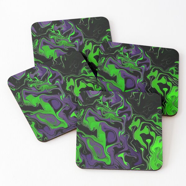 Item preview, green and purple swirl designed and sold by Blaqkmoon-Art.