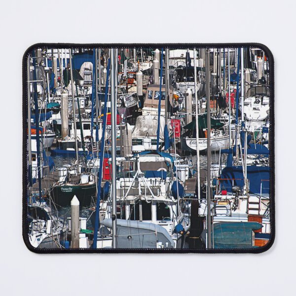 Item preview, Santa Barbara Harbor Boats designed and sold by Mindful-Designs.
