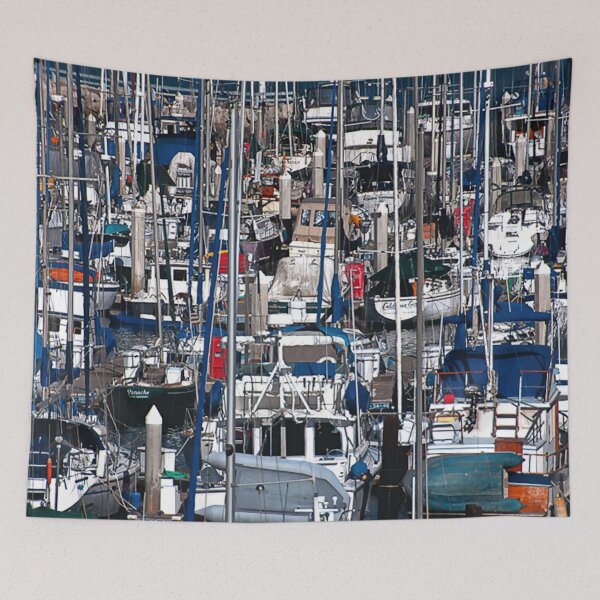 Item preview, Santa Barbara Harbor Boats designed and sold by Mindful-Designs.