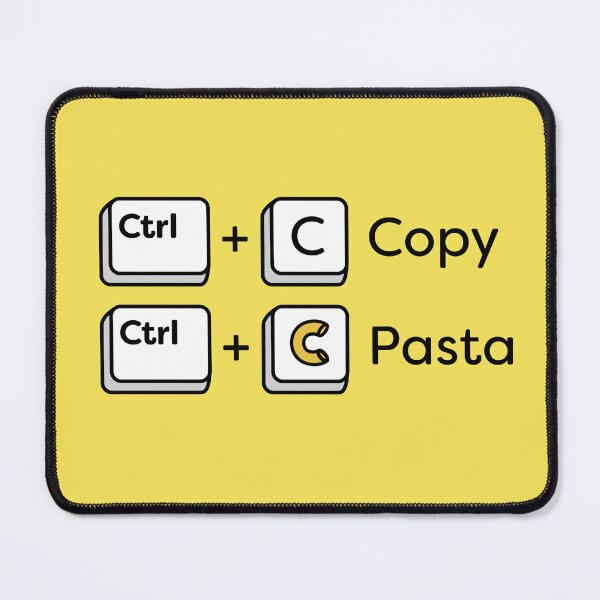 Item preview, Copy Pasta Keyboard Shortcut (PC) designed and sold by Birdbrook Academy.