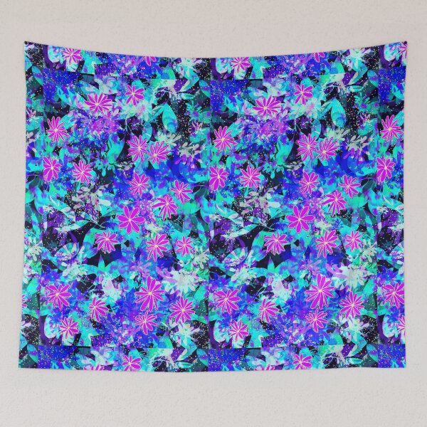 Item preview, Illuminated Gardens Futuristic Florals designed and sold by tinaschofield.