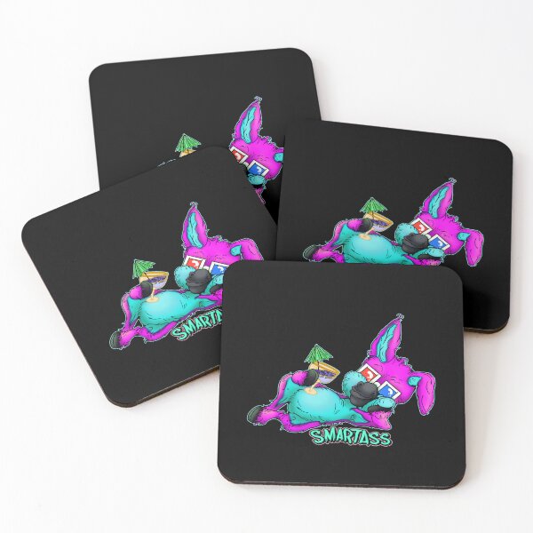Item preview, Party Animal Donkey Cartoon - Smart Ass Pun - Purple designed and sold by iduzarts.