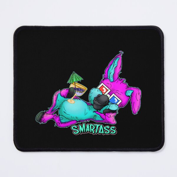 Item preview, Party Animal Donkey Cartoon - Smart Ass Pun - Purple designed and sold by iduzarts.