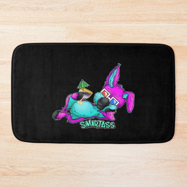 Item preview, Party Animal Donkey Cartoon - Smart Ass Pun - Purple designed and sold by iduzarts.
