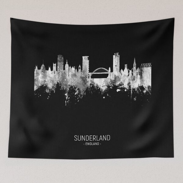 Item preview, Sunderland England Skyline designed and sold by ArtPrints.