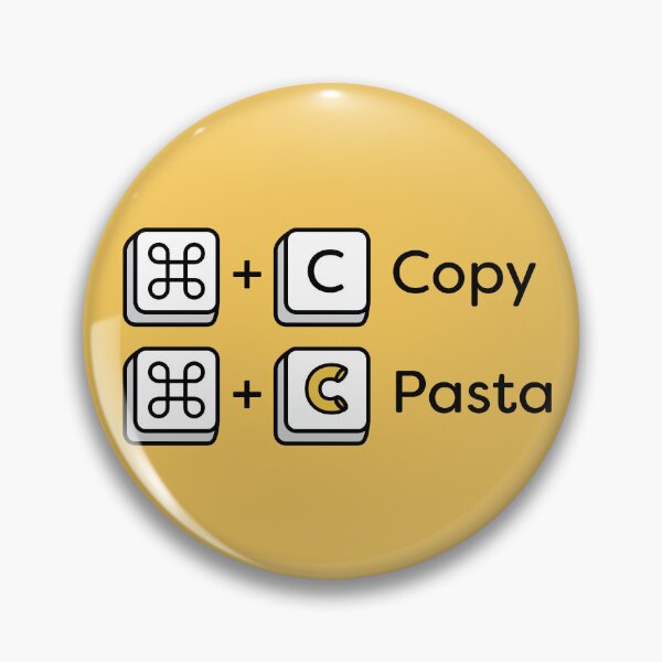 Item preview, Copy Pasta Keyboard Shortcut (Mac) designed and sold by Birdbrook Academy.