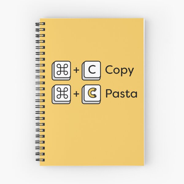 Item preview, Copy Pasta Keyboard Shortcut (Mac) designed and sold by Birdbrook Academy.