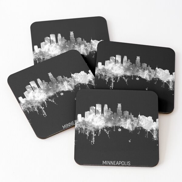 Aperçu de l'œuvre Minneapolis Minnesota Skyline créée et vendue par ArtPrints.