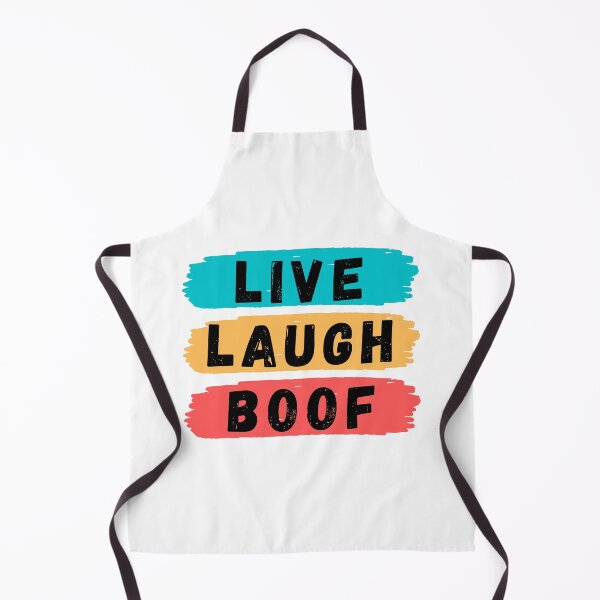 Item preview, Live Laugh Boof - Colorful Retro Typography | Funny Ironic Meme designed and sold by Delandor.