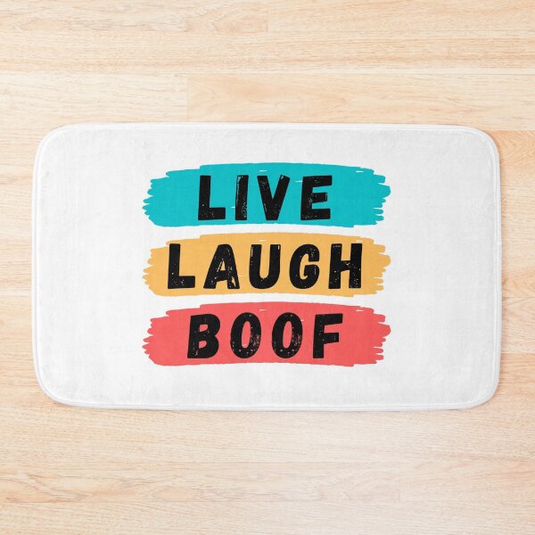 Item preview, Live Laugh Boof - Colorful Retro Typography | Funny Ironic Meme designed and sold by Delandor.