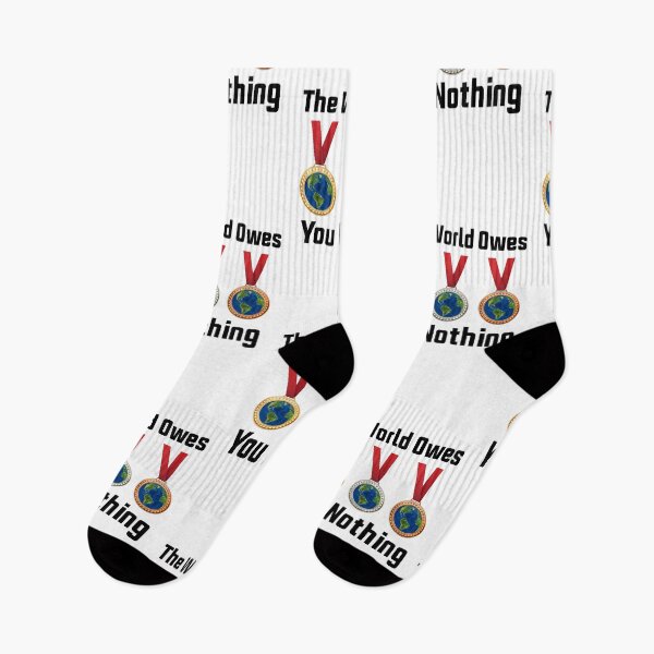 Item preview, The world owes you nothing designed and sold by Designhub14.