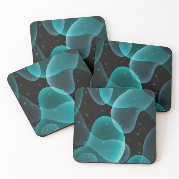Item preview, Abstract digital art with blobs designed and sold by vianahline.