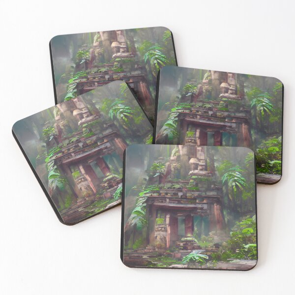 Item preview, Ancient jungle temple  designed and sold by Baneen  Alethary.